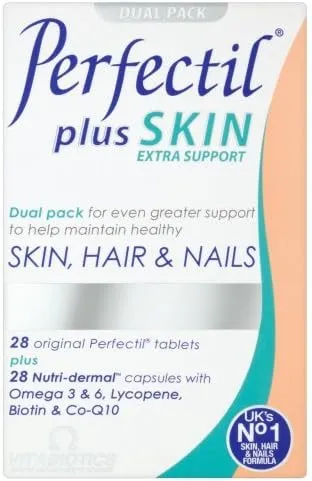 Vitabiotics Perfectil Plus Skin - 56 Tablets/Capsules by Perfectil