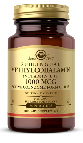 Vitamin B-12 1000mcg Methylcobalamin 30 Nuggets