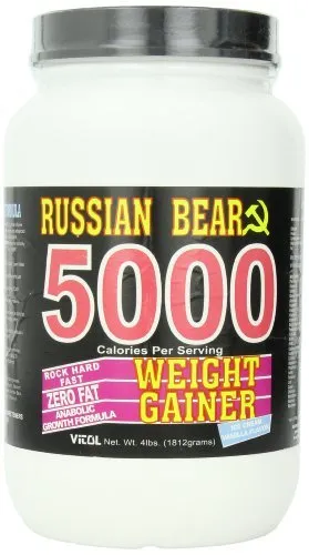 Vitol Russian Bear 5000, Ice Cream Vanilla 4lb Bottle by Vitol