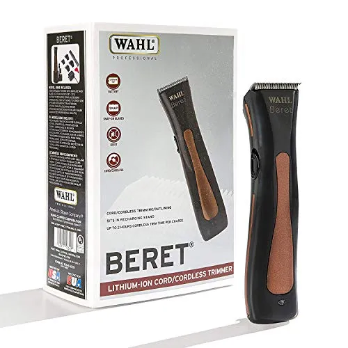 Wahl Professional Beret Lithium Ion Cord/Cordless Trimmer #8841 ï¿½ Great for Barbers and Stylists