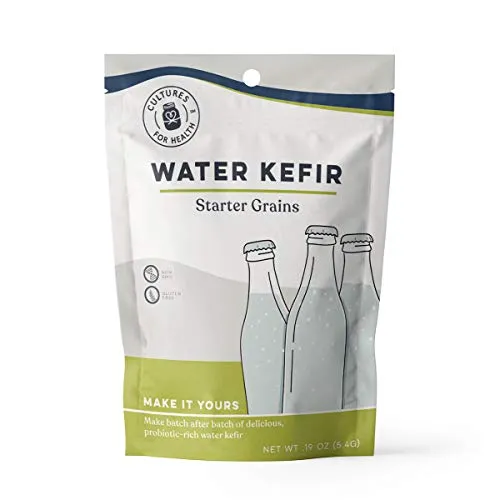 Water Kefir Grains | Cultures for Health | Organic, Gluten Free, Non GMO