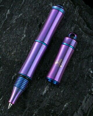 We Knife TP-04D Syrinx Pen, Purple Titanium