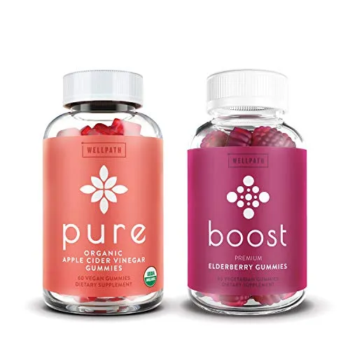 WellPath Apple Cider Vinegar + Elderberry Gummies 2-Pack