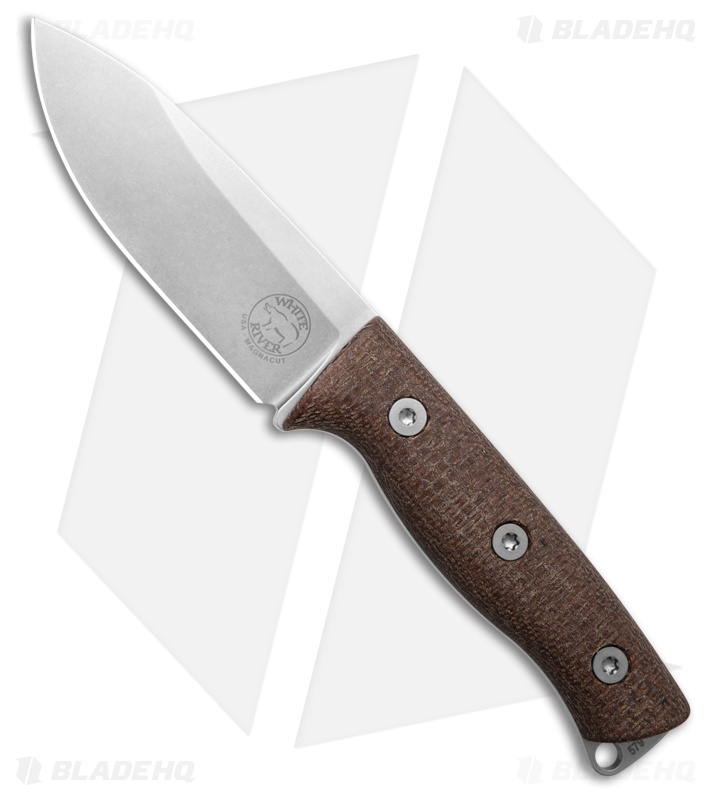 White River Knives Ursus Cub MagnaCut Knife Natural Micarta (3.5