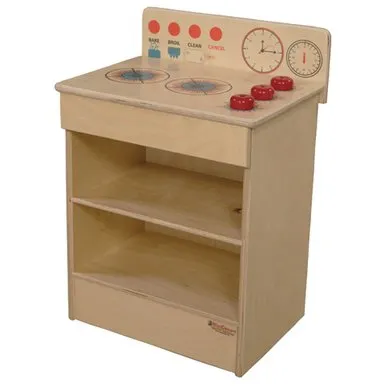 Wood Designs 20100BN Tot Range Stove With Brown Tray