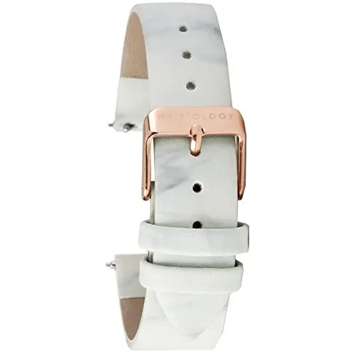 Wristology Marble Leather 18mm Watch Band - Quick Release Easy Change Mens | Womens Strap