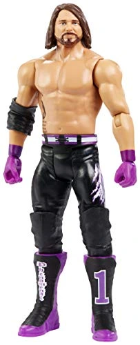 WWE SummerSlam AJ Styles Action Figure in 6-inch Scale with Articulation & Ring Gear Series #97