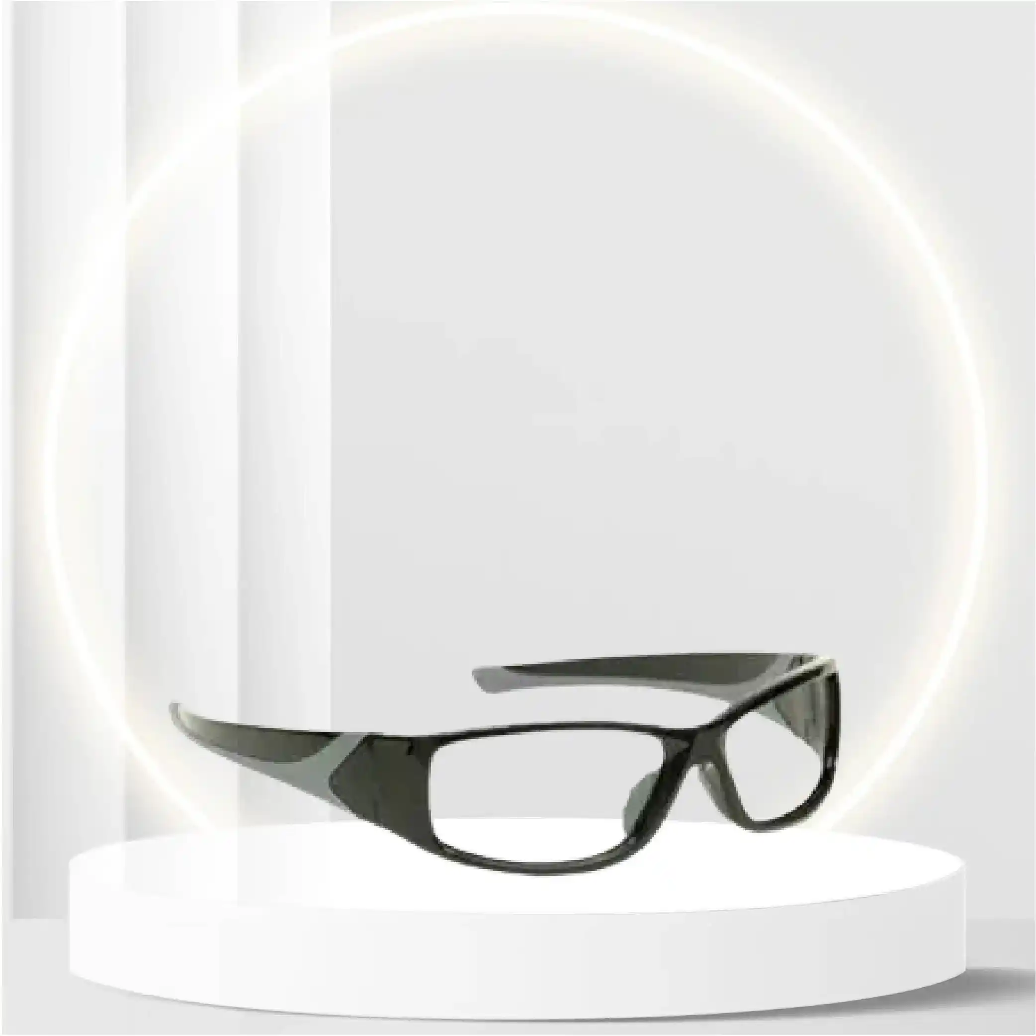 X-ray Radiation Leaded Protective Eyewear in Stylish, Lightweight and Comfortable Wrap-around Plastic Safety Frame That Is Designed to Hug the Contour of Your Face Blocking Light From All Angles