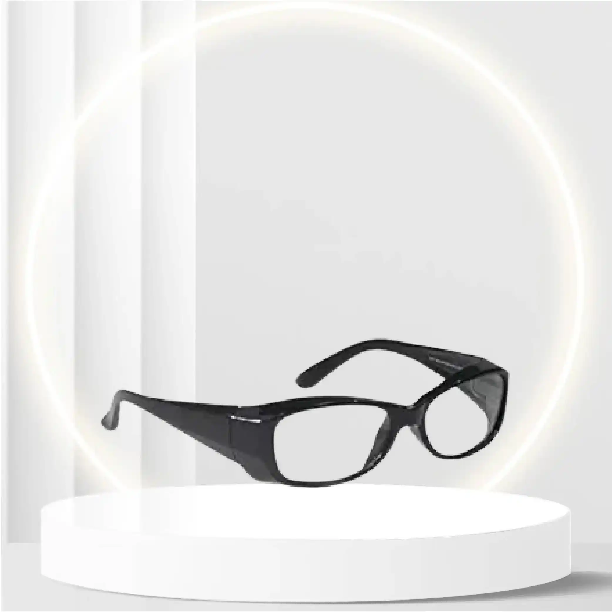 X-ray Radiation Leaded Protective Eyewear in Stylish, Lightweight and Comfortable Women's Plastic Safety Frame That Is Designed to Hug the Contour of Your Face Blocking Light From All Angles