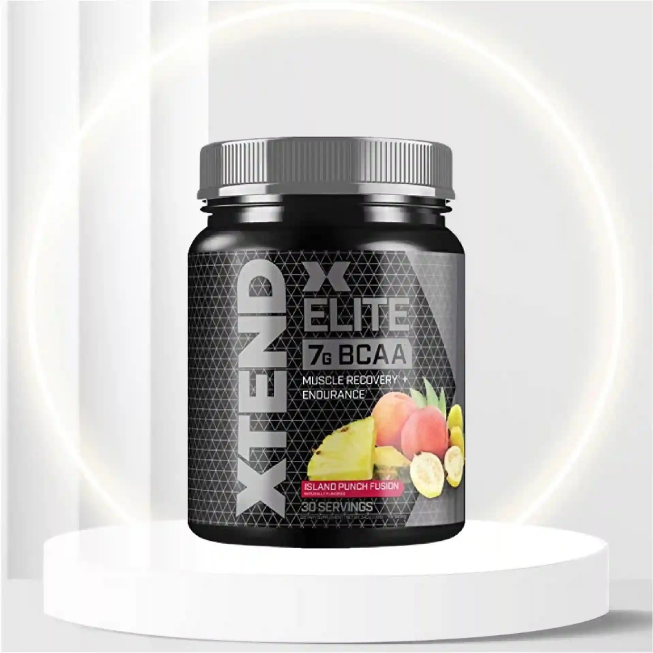 XTEND Elite BCAA Powder Citrus Passionfruit | Sugar Free Post Workout Muscle Recovery Drink with Amino Acids | 7g BCAAs for Men & Women| 20 Servings