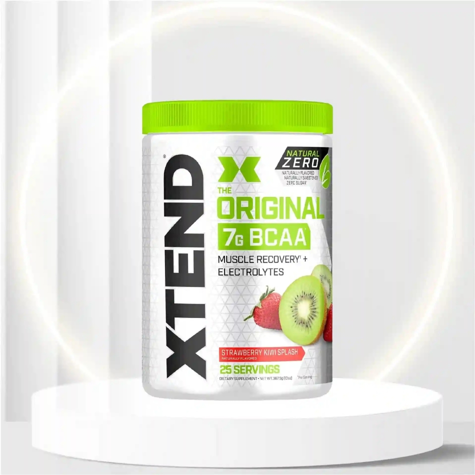XTEND Natural Zero BCAA Powder Blueberry Lemonade | Free of Artificial Sweeteners, Flavors, and Chemical Dyes | Post Workout Drink with Amino Acids | 7g BCAAs for Men & Women | 25 Servings