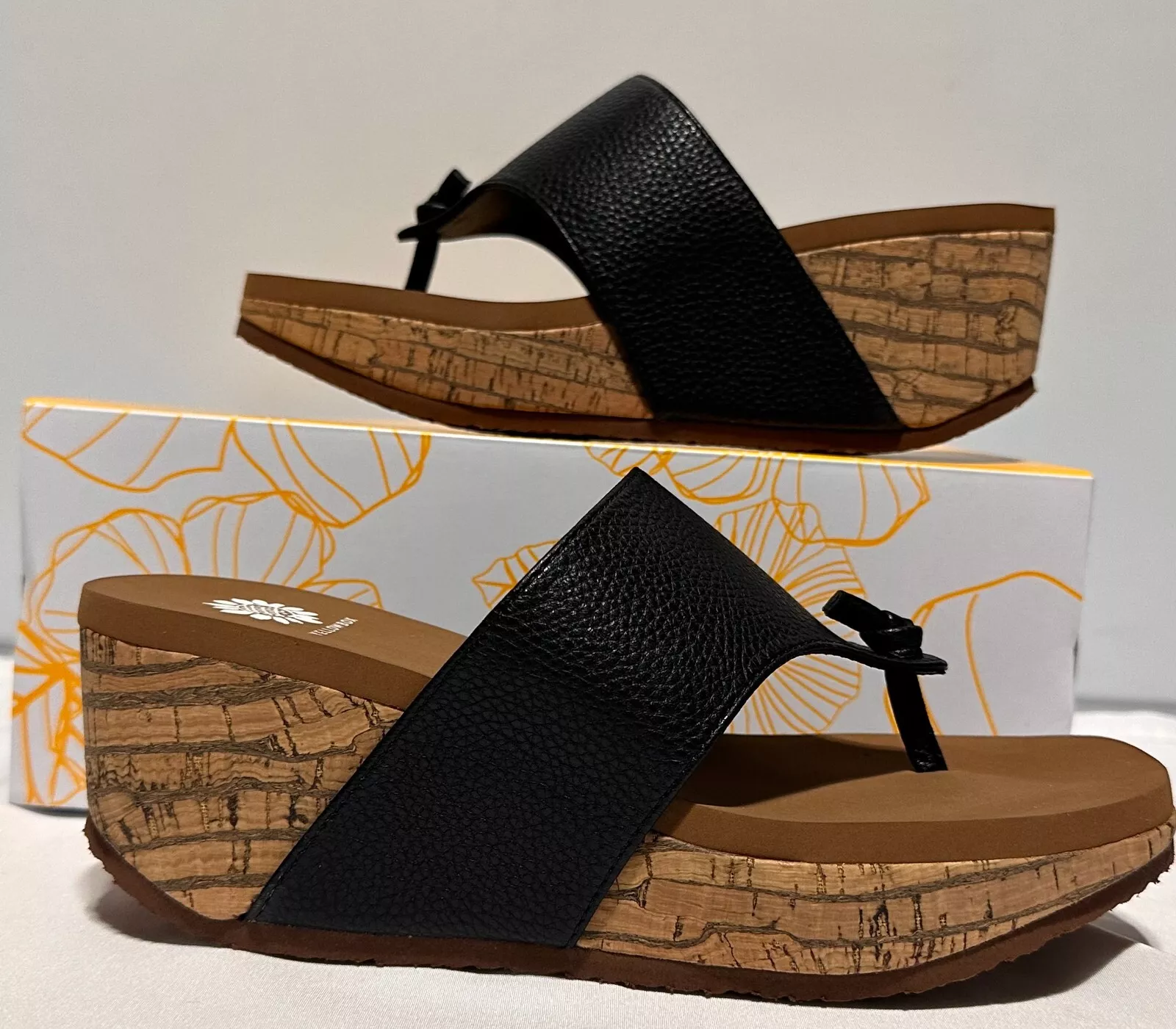 YELLOW BOX FLIP FLOPS CARLLY( IVORY ) MEDIUM WIDTH