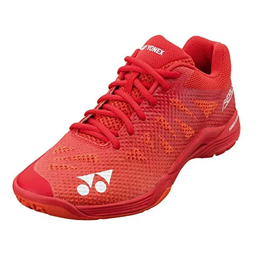 YONEX Power Cushion Aerus 3 Mens Indoor Court Shoe (Red) Shoe Size: 9.5
