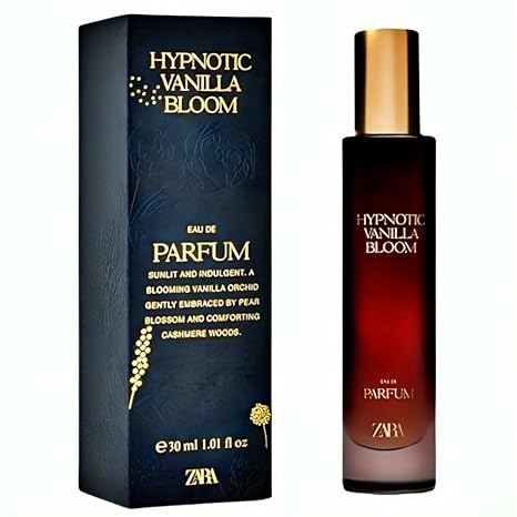 Zara Hypnotic Vanilla Bloom Perfume Spray for Women Warm and Enchanting Eau de Parfum 30ml