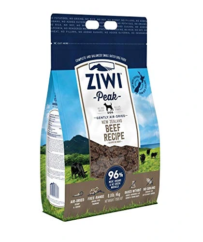 ZIWI Peak Air-Dried Dog Food ï¿½ All Natural, High Protein, Grain Free & Limited Ingredient with Superfoods (Beef, 8.8 lb)