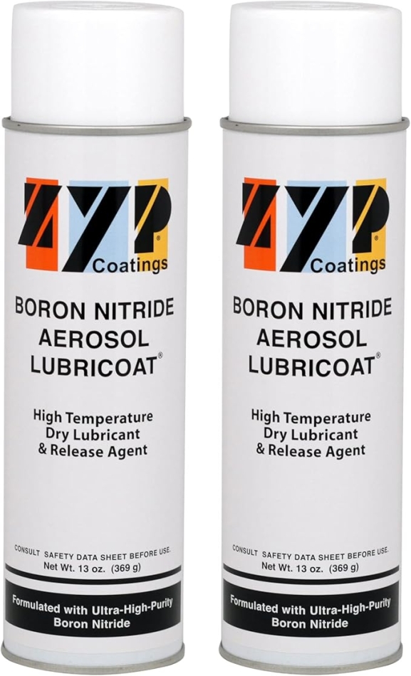 ZYP Coatings Boron Nitride Aerosol Lubricoat (Glass Mold Release) / 2 Pack